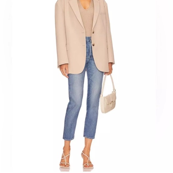 Moussy Vintage Evans Tapered Mid Rise Blue Jeans - Picture 4 of 11